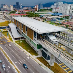 Jinjang MRT station on MRT Putrajaya Line