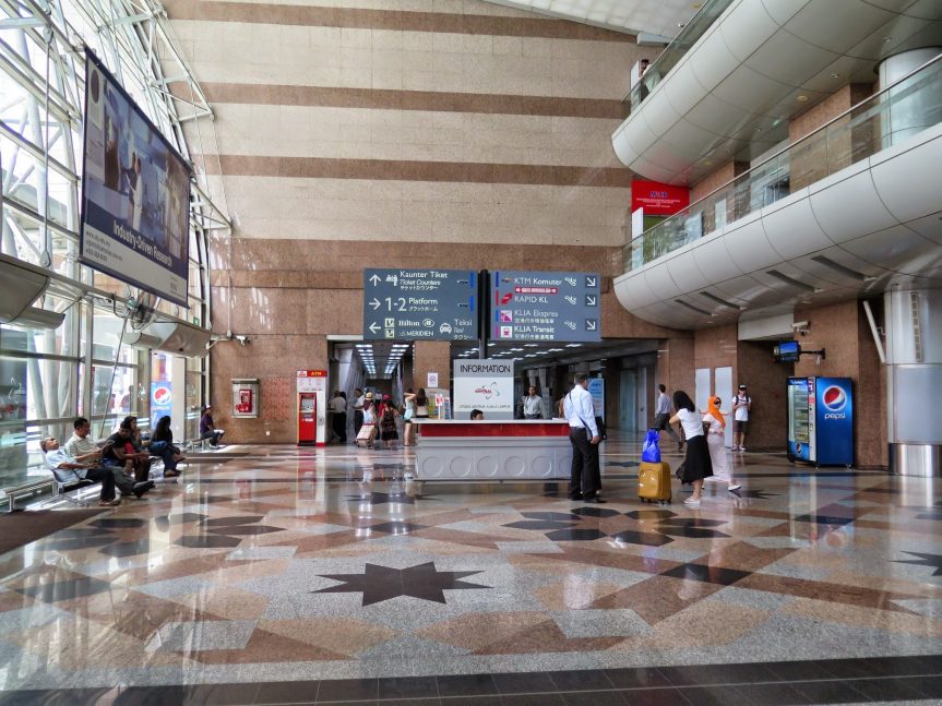 Information counter, Stesen Sentral Kuala Lumpur