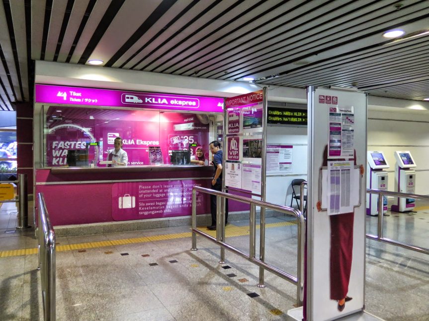 Ticketing counters, KLIA Ekspres station