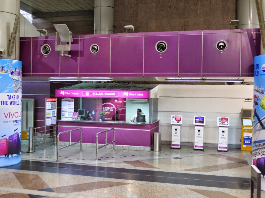 Ticketing counters, KLIA Transit station