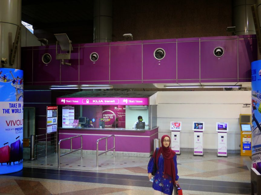 Ticketing counters, KLIA Transit station