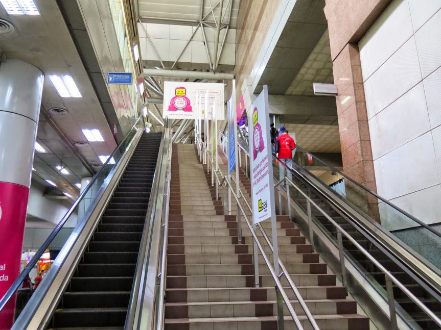 Elevators, KL Sentral LRT station