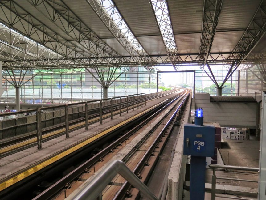LRT Tracks, KL Sentral LRT station