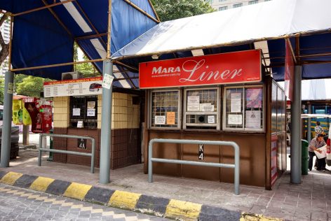 Mara Liner ticket counter, Pekeliling Bus Terminal