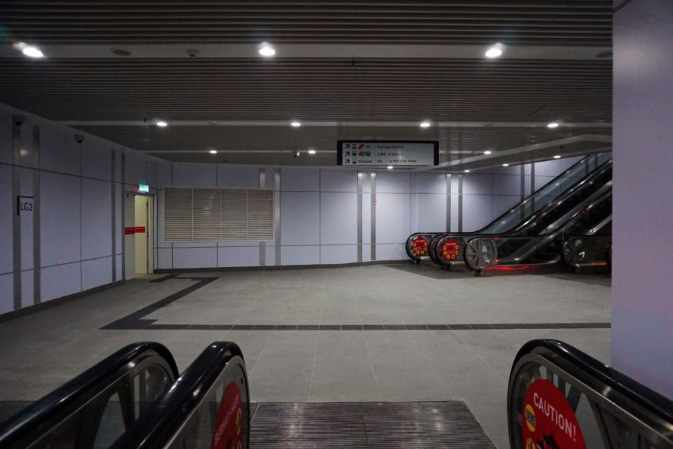 Linkway which consists of both underground and elevated sections to connect the Muzium Negara MRT station with KL Sentral station.