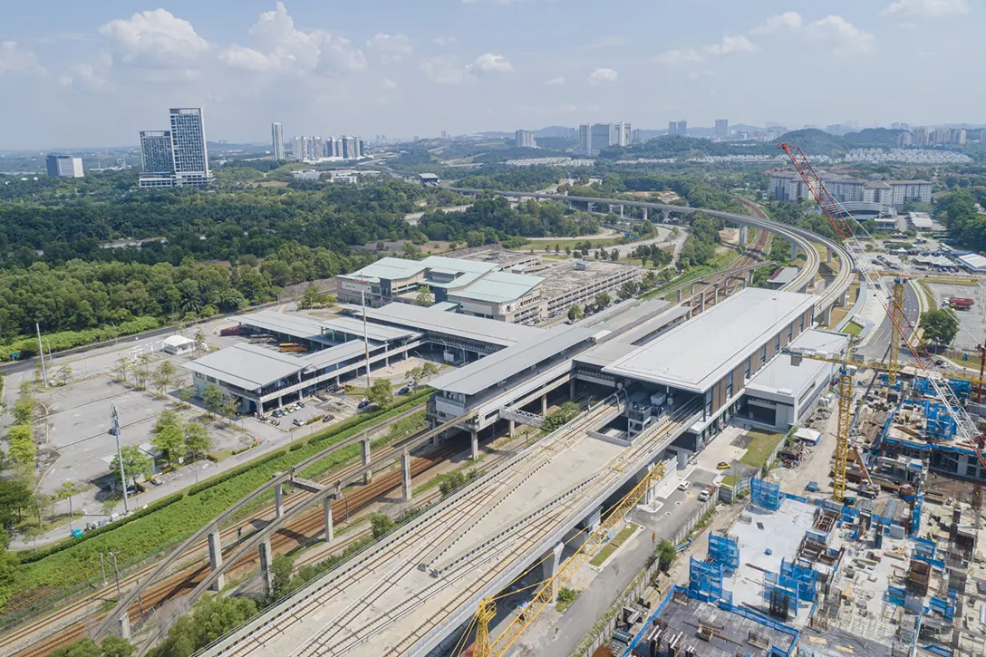 Rectification works for authority inspection readiness at the Putrajaya Sentral MRT Station.
