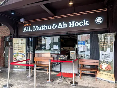 Ali, Muthu & Ah Hock, Chinatown
