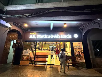 Ali, Muthu & Ah Hock, Chinatown