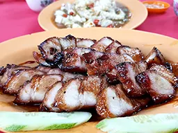 Barbecue pork, Restoran BBQ Kong Meng