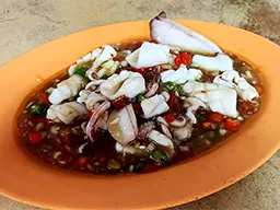 Fresh squid, Restoran BBQ Kong Meng