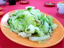 Seasonal vegetables, Restoran BBQ Kong Meng