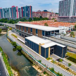 Damansara Damai MRT station on MRT Putrajaya Line