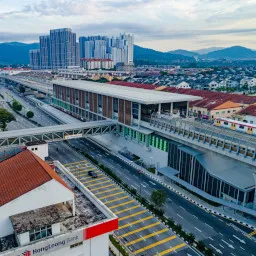 Kepong Baru MRT station on MRT Putrajaya Line