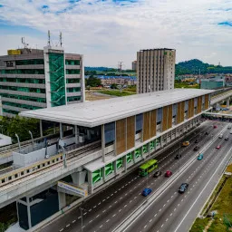 Sri Damansara Barat MRT station on MRT Putrajaya Line