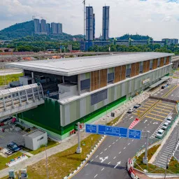 Sri Damansara Sentral MRT station on MRT Putrajaya Line