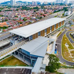 Sri Damansara Timur MRT station on MRT Putrajaya Line