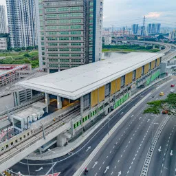 Sri Delima MRT station on MRT Putrajaya Line