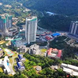 Gohtong Jaya town in Genting Highlands