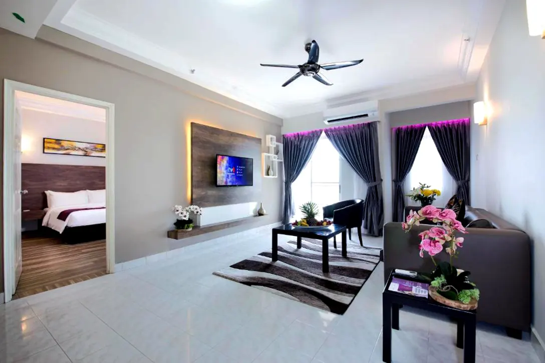 Comfortable and spacious living room, AnCasa Residences Port Dickson