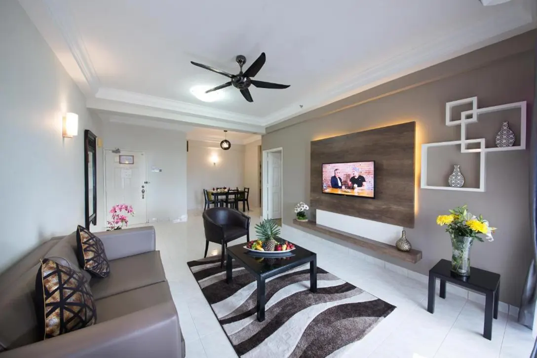 Comfortable and spacious living room, AnCasa Residences Port Dickson