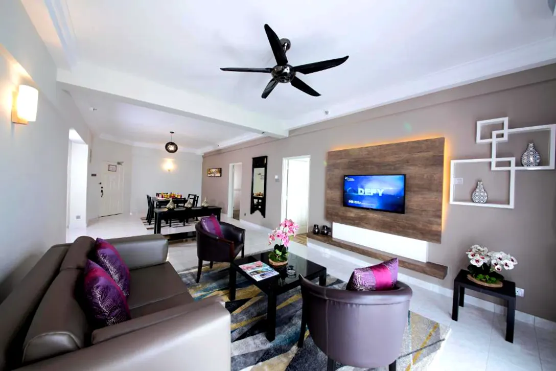 Comfortable and spacious living room, AnCasa Residences Port Dickson