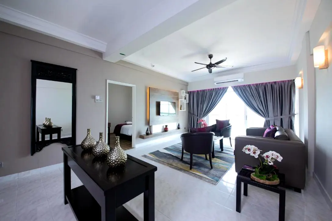 Comfortable and spacious living room, AnCasa Residences Port Dickson