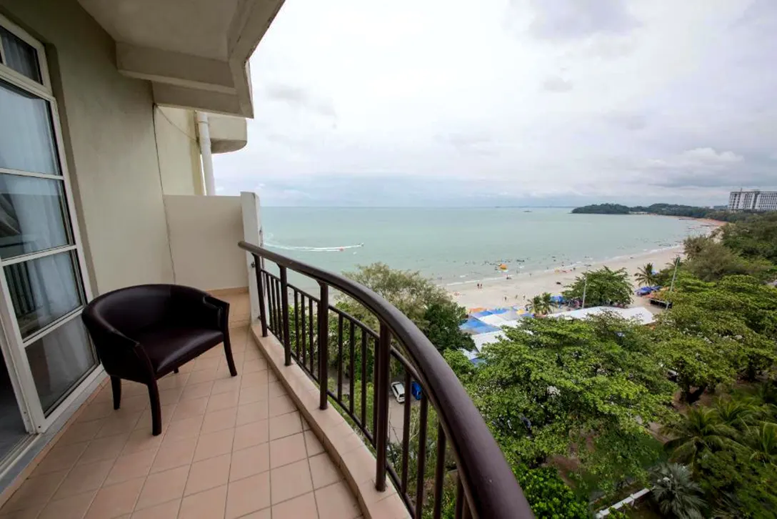 Great view at the balcony, AnCasa Residences Port Dickson