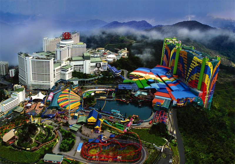 A view of the Genting Highlands