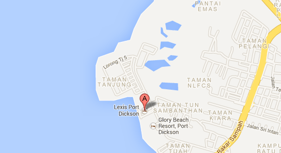 Map to Lexis Port Dickson