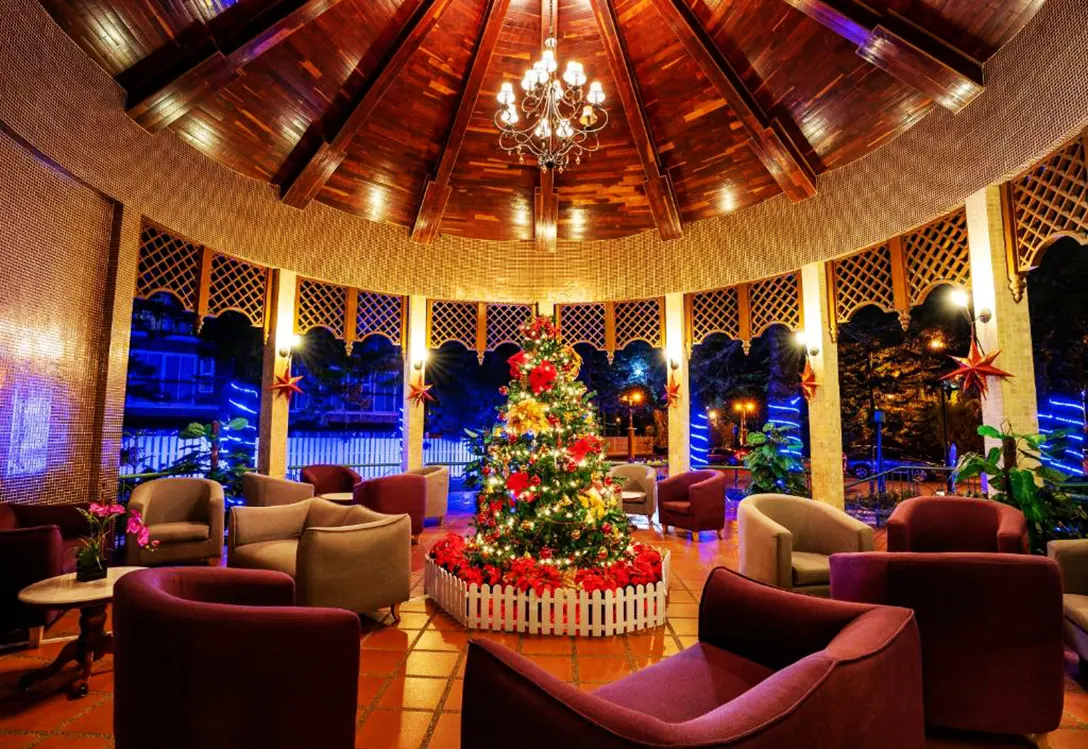 Lobby and reception area at Century Pines Resort