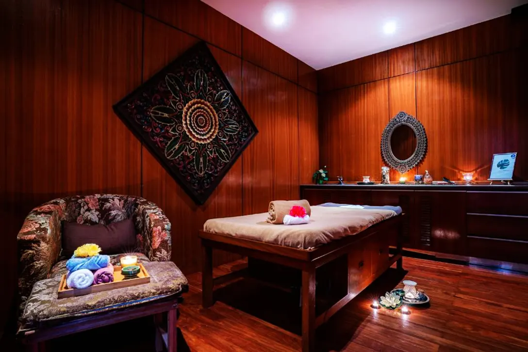 Spa and massage room