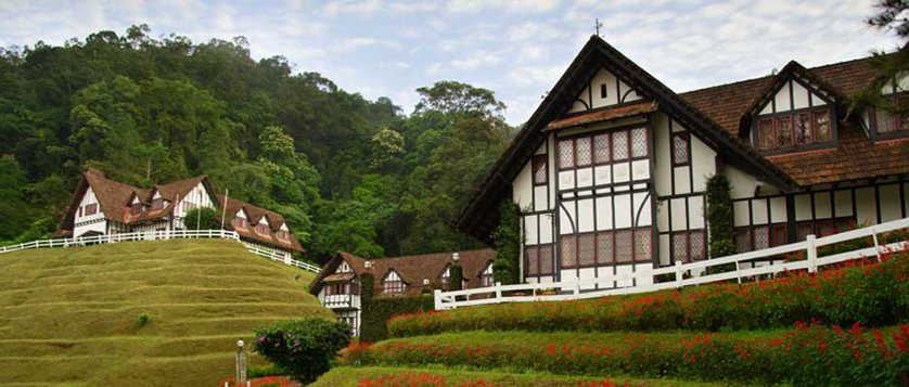 Hotel on mountains