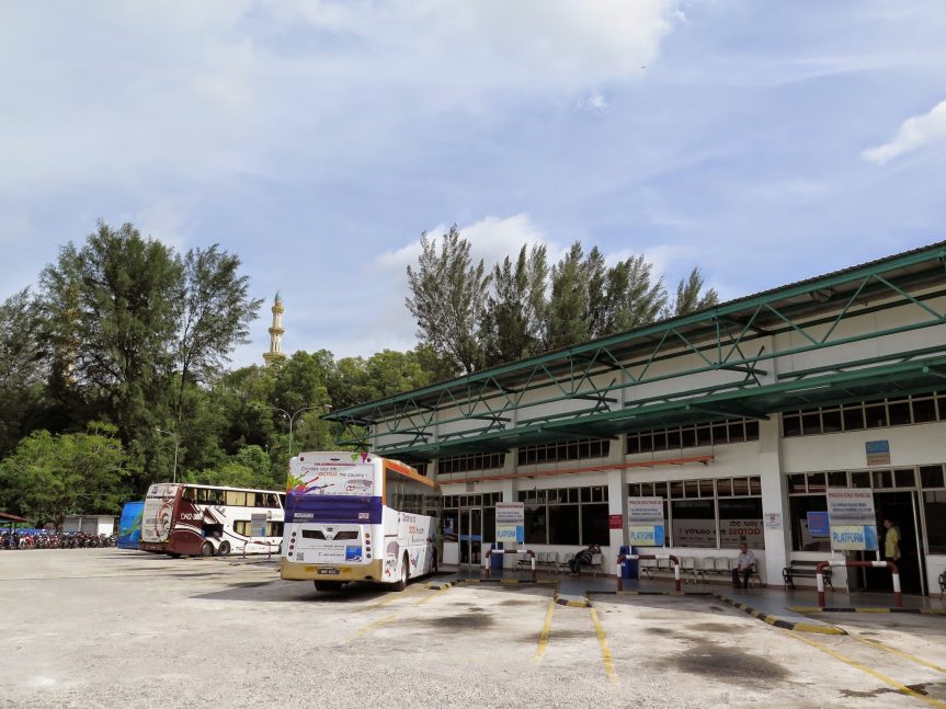 Bus parking bays, Duta Bus Terminal