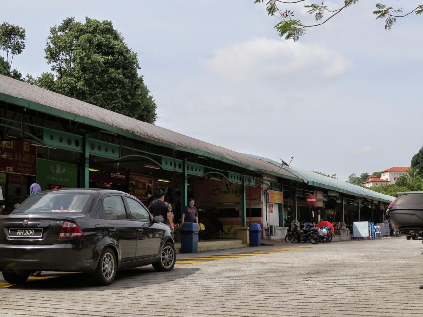 Food court and ticket counters