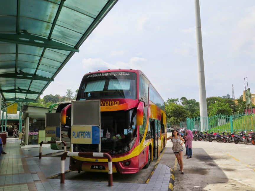 Bus parking bays, Duta Bus Terminal