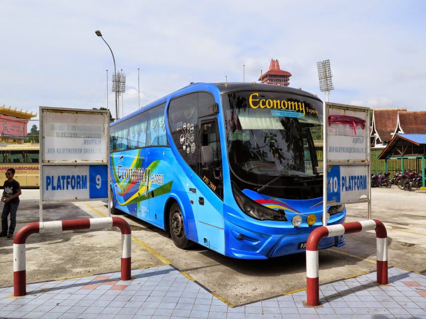 Bus parking bays, Duta Bus Terminal