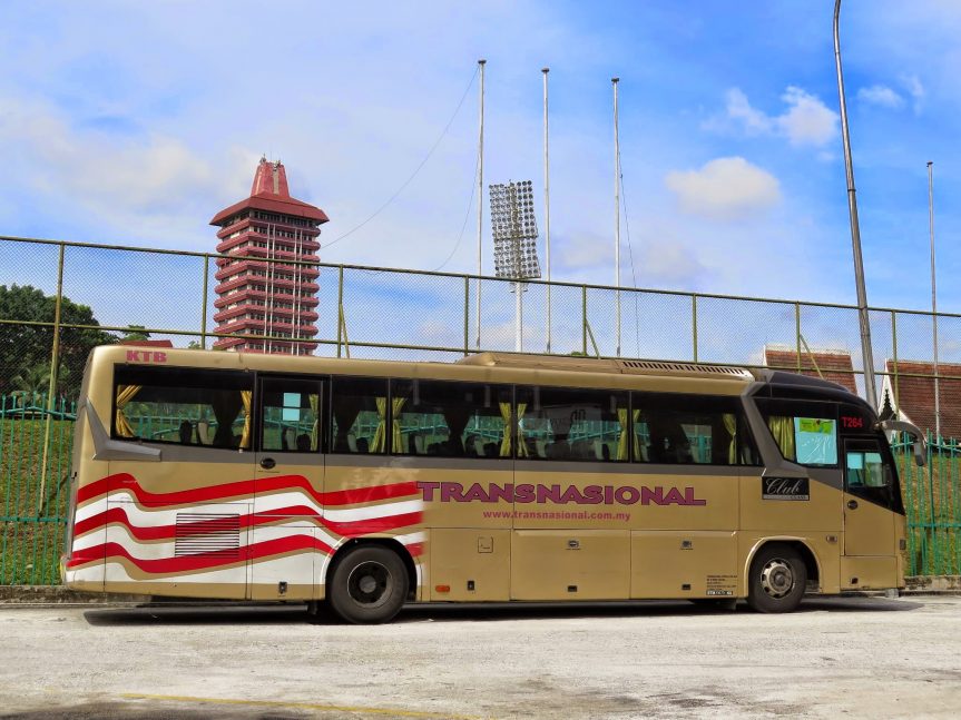 Transnasional bus at Duta Bus Terminal