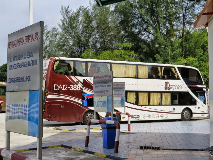 Bus parking bays, Duta Bus Terminal