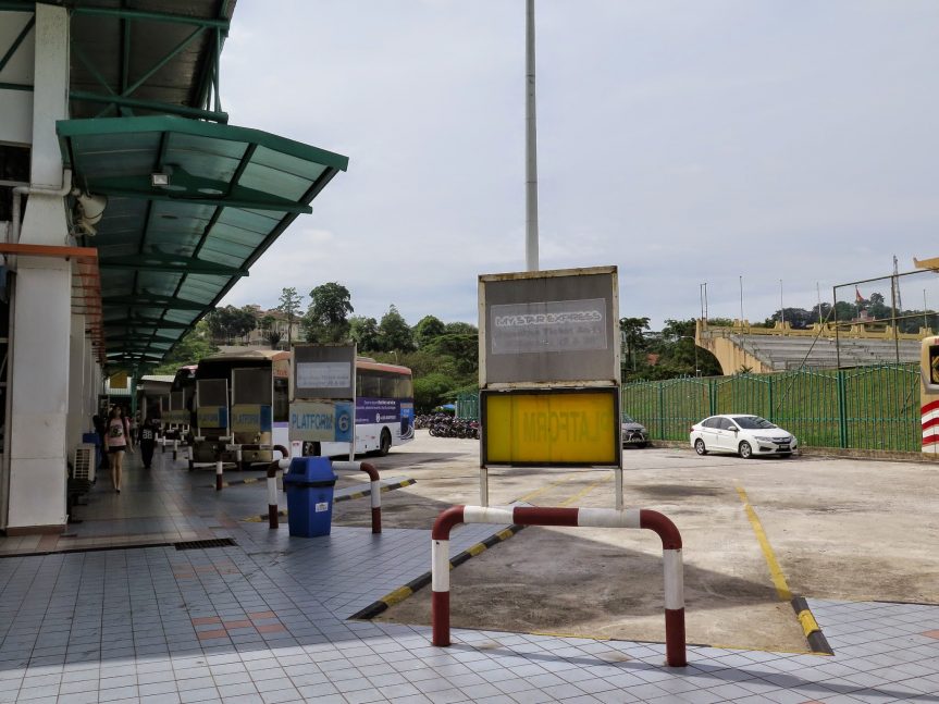 Bus parking bays, Duta Bus Terminal