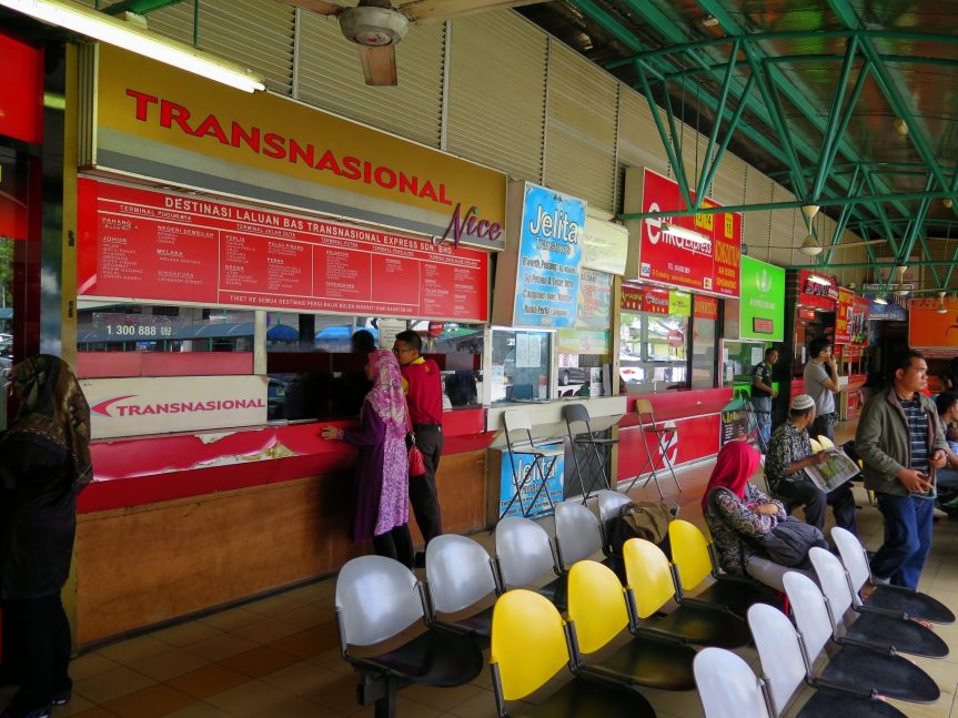 Ticket counters, Duta Bus Terminal