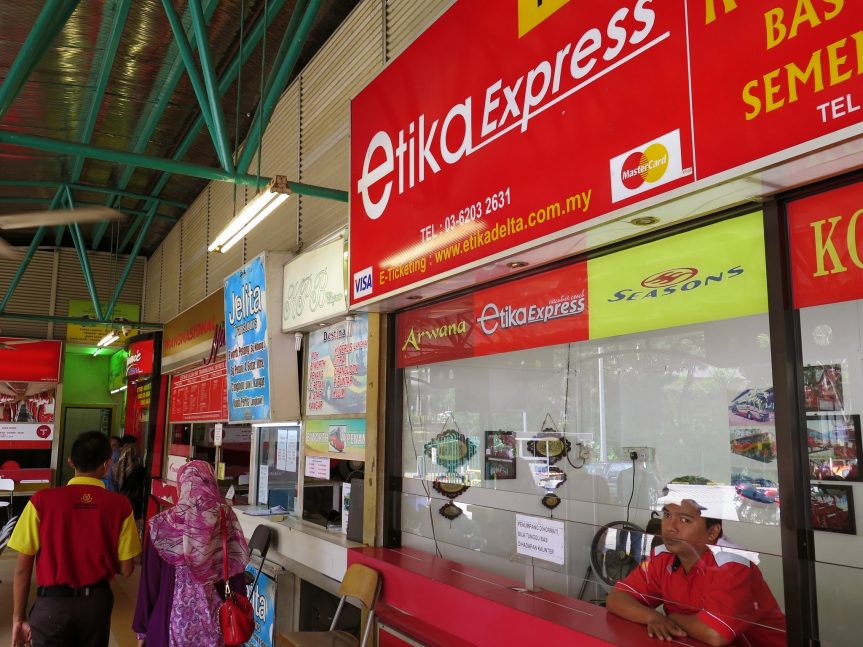 Ticket counters, Duta Bus Terminal