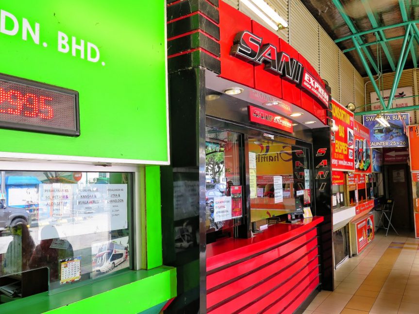 Ticket counters, Duta Bus Terminal