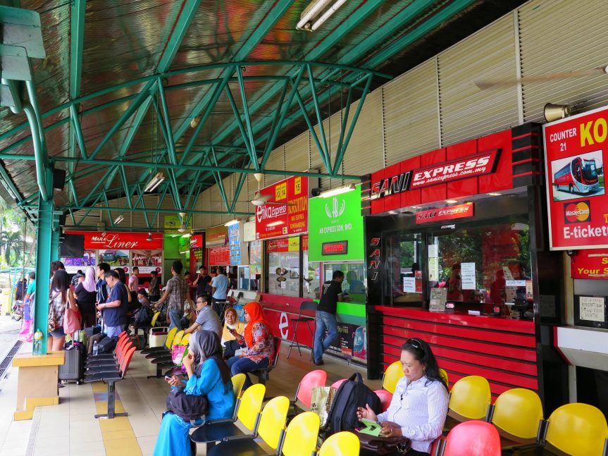 Ticket counters, Duta Bus Terminal