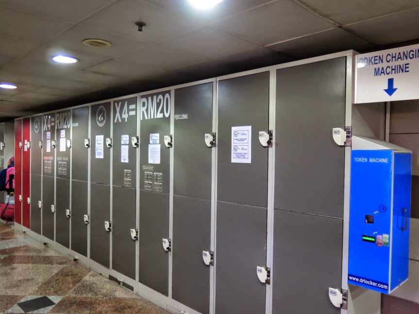 Luggage storage, Stesen Sentral Kuala Lumpur