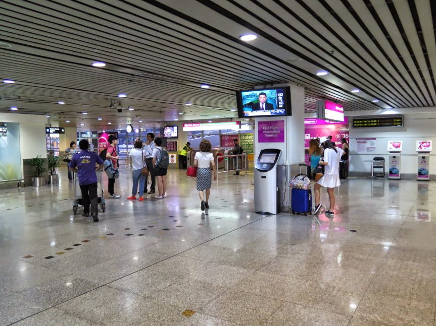 KLIA Transit ticketing counters, KL Sentral