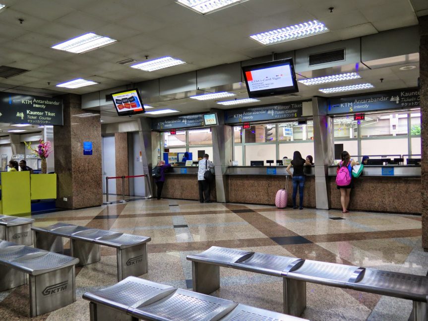 KTM Intercity ticketing hall, KL Sentral