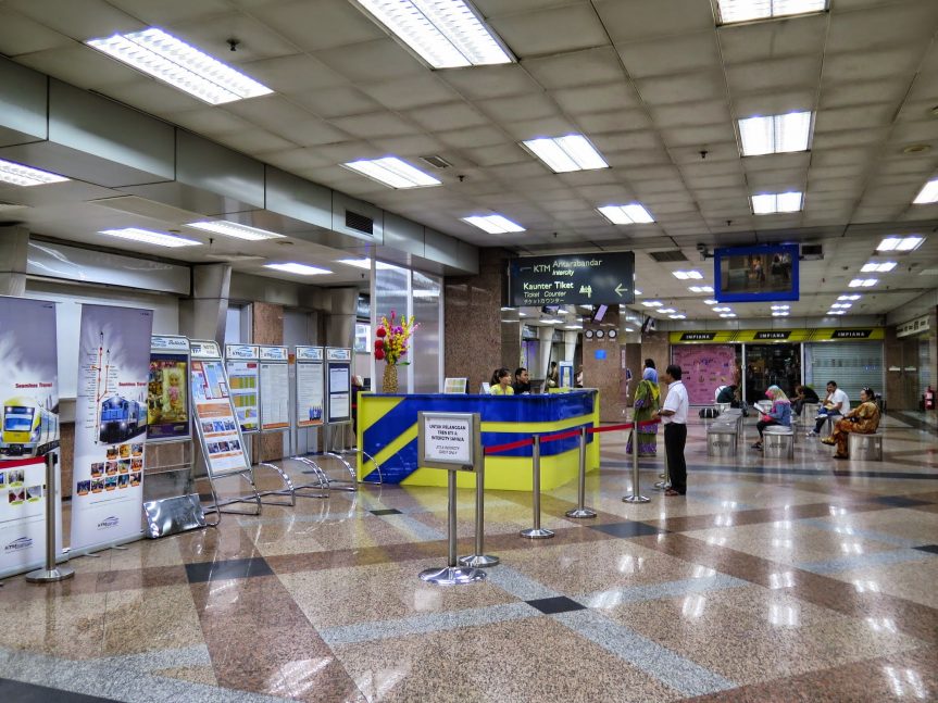 KTM Intercity ticketing hall, KL Sentral