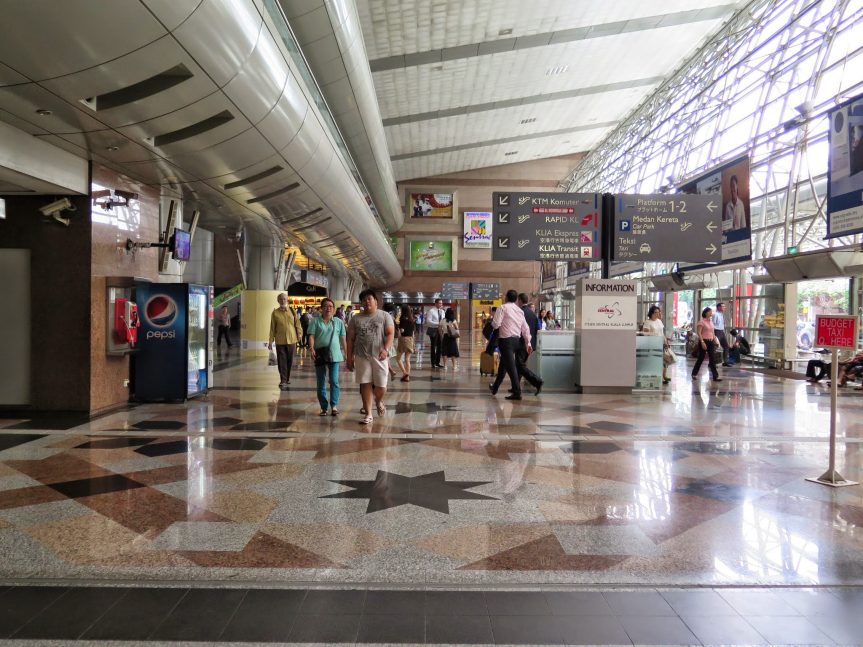 KTM Intercity ticketing hall, KL Sentral