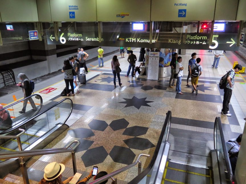 Platforms, KL Sentral KTM Komuter station