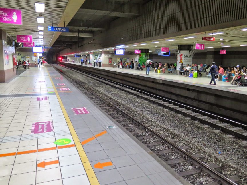 Platforms and tracks, KL Sentral KTM Komuter station